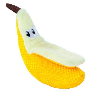 Catstages Dental Banana Cat Food Shaped Toy - 1 of 4