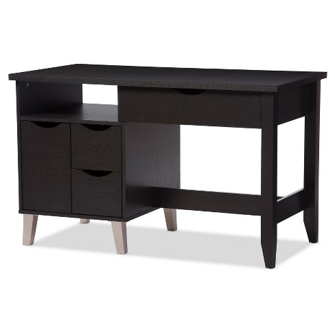 Mckenzie Modern And Contemporary Wood 3 Drawer Home Office Study