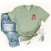 Merry Xmas Ornament Quilted Print - Women's Short Sleeve Graphic T-Shirt - 2 of 4