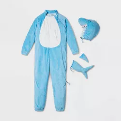 Kids' Adaptive Shark Halloween Costume Jumpsuit L - Hyde & EEK! Boutique™
