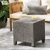 VYNXARIA side table£¬Featuring a long-lasting woven finish£¬Black - 2 of 4