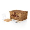 Picnic Time Classic Wine and Cheese Picnic Basket Red and White Gingham Pattern - 2 of 4