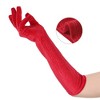 INSPIRE CHIC Women's Long Sleeve Velvet Opera Gloves - 3 of 4