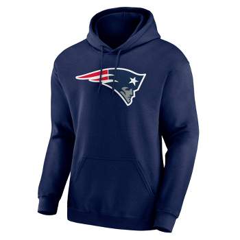 NFL New England Patriots Long Sleeve Core Big & Tall Fleece Hooded Sweatshirt
