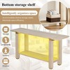 KWPZQEB Console Table, 62" Entryway Sofa Side Display, Modern Wooden Entryway Table with Bottom Shelf for Hallway, Bedroom, Living Room - 4 of 4