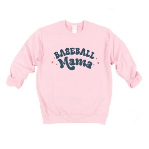 Simply Sage Market Women's Graphic Sweatshirt Baseball Mama Stars - 1 of 4