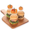 Big Dot of Happiness Fall Pumpkin - Dessert Cupcake Toppers - Halloween or Thanksgiving Party Clear Treat Picks - Set of 24 - 3 of 4