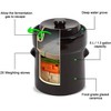 Stoneware Fermentation Crock with Water Seal Lid, Includes Stone Weights & Tamper, for Kimchi, Pickles, Vegetables, - 4 of 4