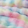 Cozy Bliss Bubble Faux Fur Throw Blankets, Plush Soft Thick Blanket for Sofa, Bedroom, Living Room - 2 of 4