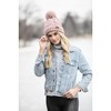 Britt's Knits Cozy Classics Pom Hat Winter Cozy Fur Pom Knit Beanie Hat Skull Cap for Women & Girls - 3 of 3