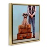Stupell Industries Funny Service Human Dog Floating Frame Canvas Art - 2 of 4
