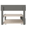 AFI Furnishings Boston Twin Extra Long Bed with Twin Extra Long Trundle in Grey - 2 of 4