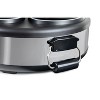 HomeCraft HCRTSCO15SS Triple Round Oval 1.5 Quart Stainless Steel Cooker Buffet - 4 of 4