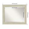 Amanti Art Oliver Beveled Wood Framed Bathroom Vanity Wall Mirror - 3 of 4
