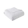 Oversized Quilted Throw White 60x70in - 3 of 4