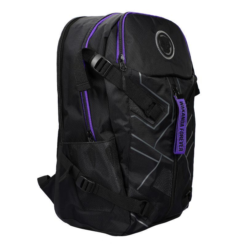 Marvel Black Panther Wakanda Compression Straps Tech Backpack, 3 of 7