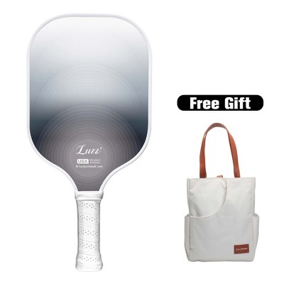 Luzz T700 Carbon Fiber Pickleball Paddle with Sandblasted Surface & Honeycomb Core Racket - Includes Free Versatile Tote Bag