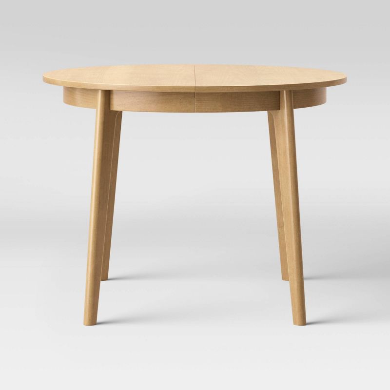 Astrid Mid-Century Round Extendable Dining Table - Threshold™, 5 of 15