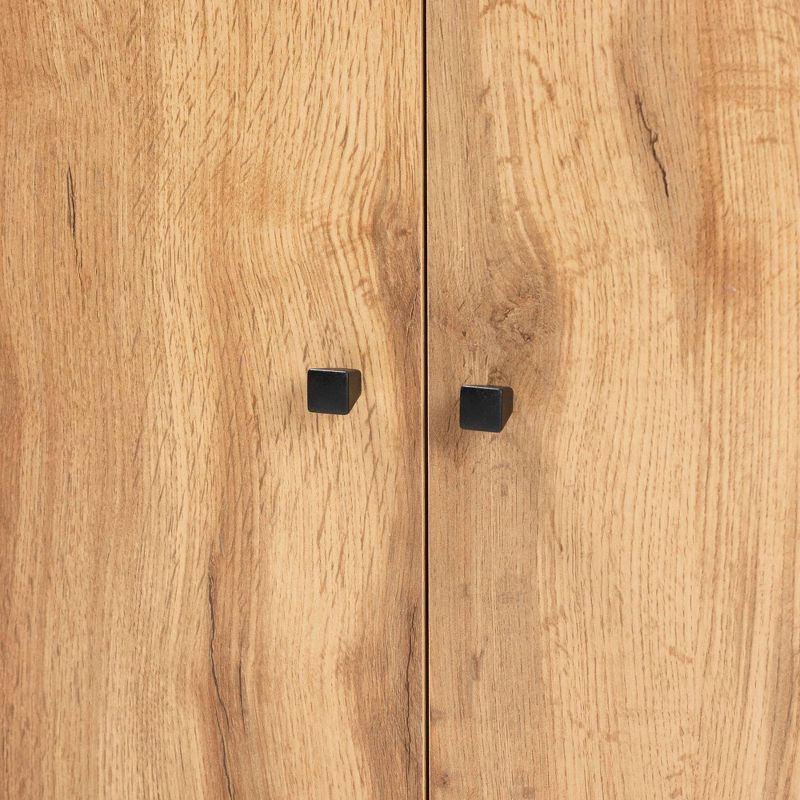 Rossin Wood 2 Door Entryway Shoe Cabinet - Baxton Studio, 6 of 11