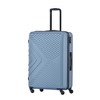 3-piece lightweight ABS luggage set with spinner wheels, TSA locks, and dual hooks for versatile travel convenience. - 3 of 4