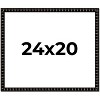 PosterPalooza | 24x20 Bamboo Picture Frame, UV Acrylic, 4 Finishes - Brown, Black, Gold, and Natural - 2 of 4