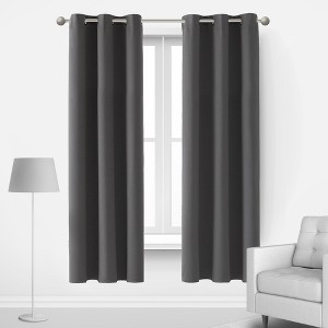 Deconovo Grommet Blackout Curtains, 2 Panels, OEKO-TEX Certified - 1 of 4