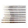 KINGART Finesse 8020 Ultra Round Series Kolinsky Sable Synthetic Blend Premium Watercolor Artist Brushes, Gift Box, Set of 10 - 3 of 4