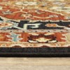 Oriental Weavers Lilihan 4929A Black/ Rust Indoor Area Rug - 3'3" x 5' - 3 of 4