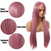 Unique Bargains Women's Long Hair Wigs 31" with Wig Cap Long Hair - 4 of 4