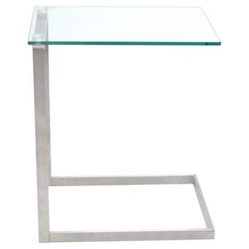 Zenn Glass End Table Clear - LumiSource