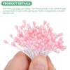 Unique Bargains Craft DIY Wreaths Mini Double Heads Artificial Flower Stamen Kit 1800 Pcs - 2 of 4