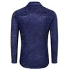 Men's Floral Jacquard Dress Shirt Long Sleeve Button Down Shirts Luxury for Wedding Party Prom - 4 of 4