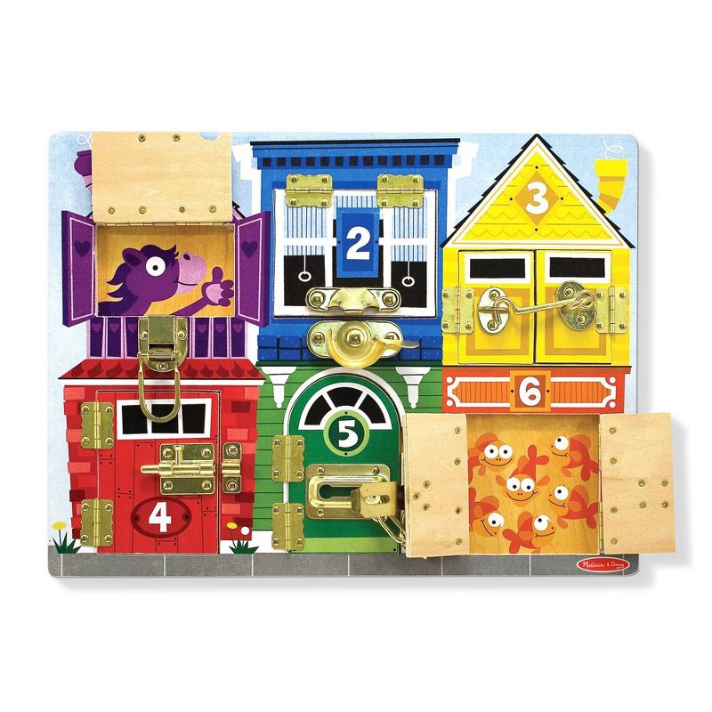 Melissa &#38; Doug Latches Wooden Activity Board, 5 of 17