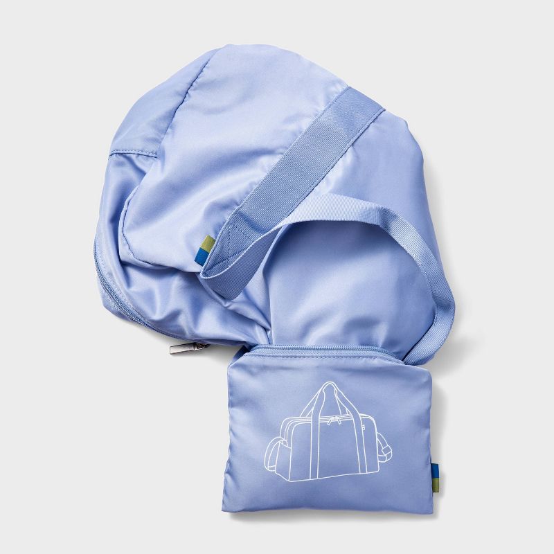 30L Packable Duffel Bag Blue - Open Story&#8482;, 6 of 9