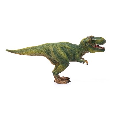 Green Tyrannosaurus Rex Dinosaur Toy with Movable Jaw