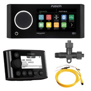 Fusion MS-RA770 Apollo Touchscreen Marine Entertainment System With Built-In Wi-Fi - Compatible With AirPlay® with Fusion MS-NRX300 IPX7 NMEA 2000 ... - 1 of 4