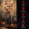 YOOCOZZ 5.2FT Life Size Animatronic Doll Outdoor Halloween Decoration with Simulated Wound Cracks, Sound,Light Up Eyes and Upwards Jump - 4 of 4