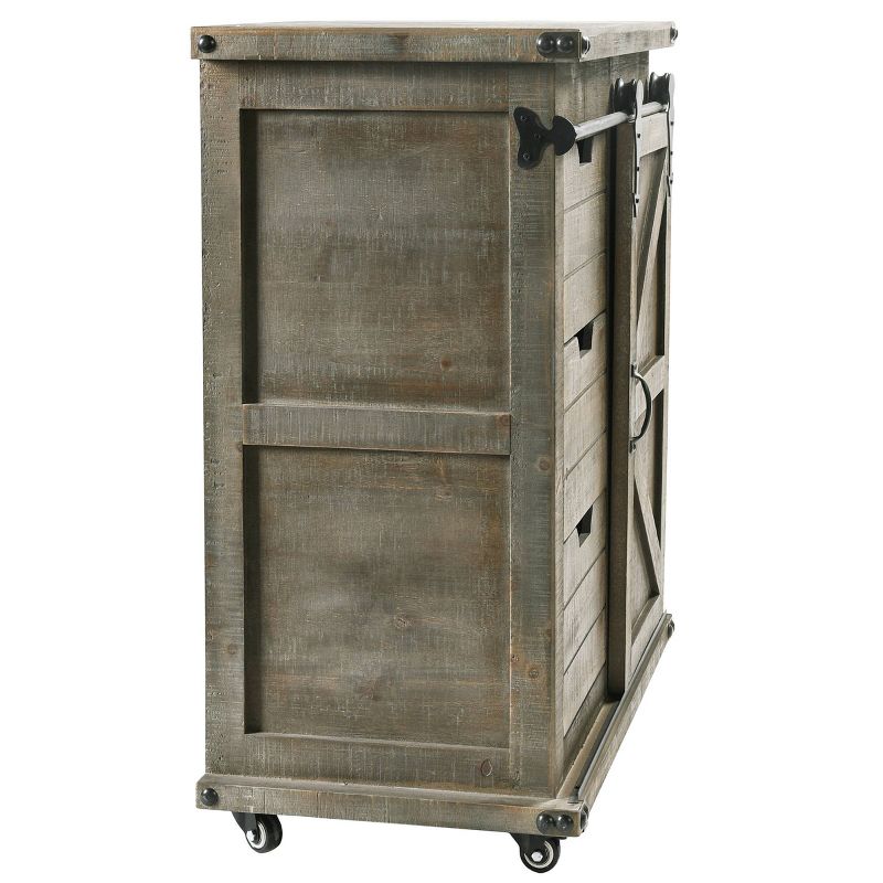 Presley Side Cabinet with Barn Door - StyleCraft, 5 of 15