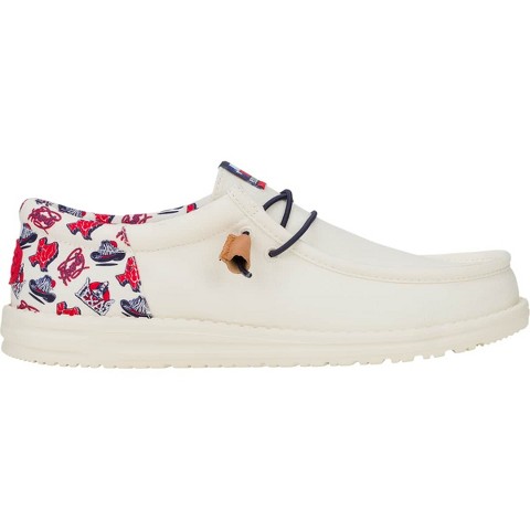 HEYDUDE Men Wally Funk True Texas , Off White, 12