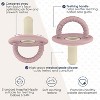 Bleu La La Lulababe Pacifier - Set of Soft Hospital Grade Silicone Two Tone Pacifier for Newborns Infants and Babies - 3 of 4