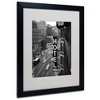 Trademark Fine Art -Chris Bliss 'Chelsea Black and White' Matted Framed Art - 2 of 4