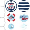 Big Dot of Happiness Ahoy It's a Boy - Nautical Baby Shower Giant Circle Confetti - Party Decorations - Large Confetti 27 Count - 2 of 4