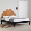 South Shore Queen Hoya Bed and Headboard Set Black/Natural - 4 of 4
