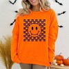 Simply Sage Market Halloween Bat Smiley Face Sweatshirt - 2 of 4