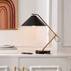Moseby Table Lamp W/ USB Port - 21 Inch Height - TBL4459 - Black/Brass - Safavieh - 4 of 4