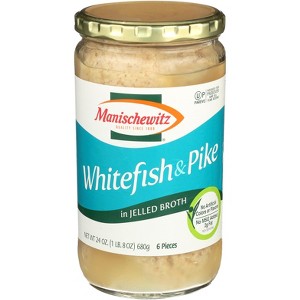 Manischewitz Fish Pike & White Jellied - Case of 6 - 24 oz - 1 of 1