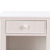 Royal Hampton Night Stand With Bottom Open Shelf, White - 4 of 4