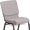 Emma and Oliver 18.5"W Church/Reception Guest Chair with Communion Cup Book Rack - 2 of 4