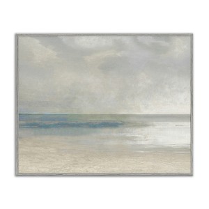 Stupell Industries Abstract Beach Horizon Landscape Framed Giclee Art - 1 of 4