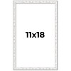 PosterPalooza | Textured White Picture Frame - UV Acrylic, Foam Board Backing, Hanging Hardware - 2 of 4